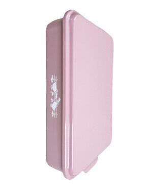 Vtg Mirro Aluminum PINK GOOSE Cake Baking Pan w/Lid USA Cottagecore Kitchen 9x13